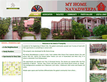 Tablet Screenshot of myhomenavadweepa.com